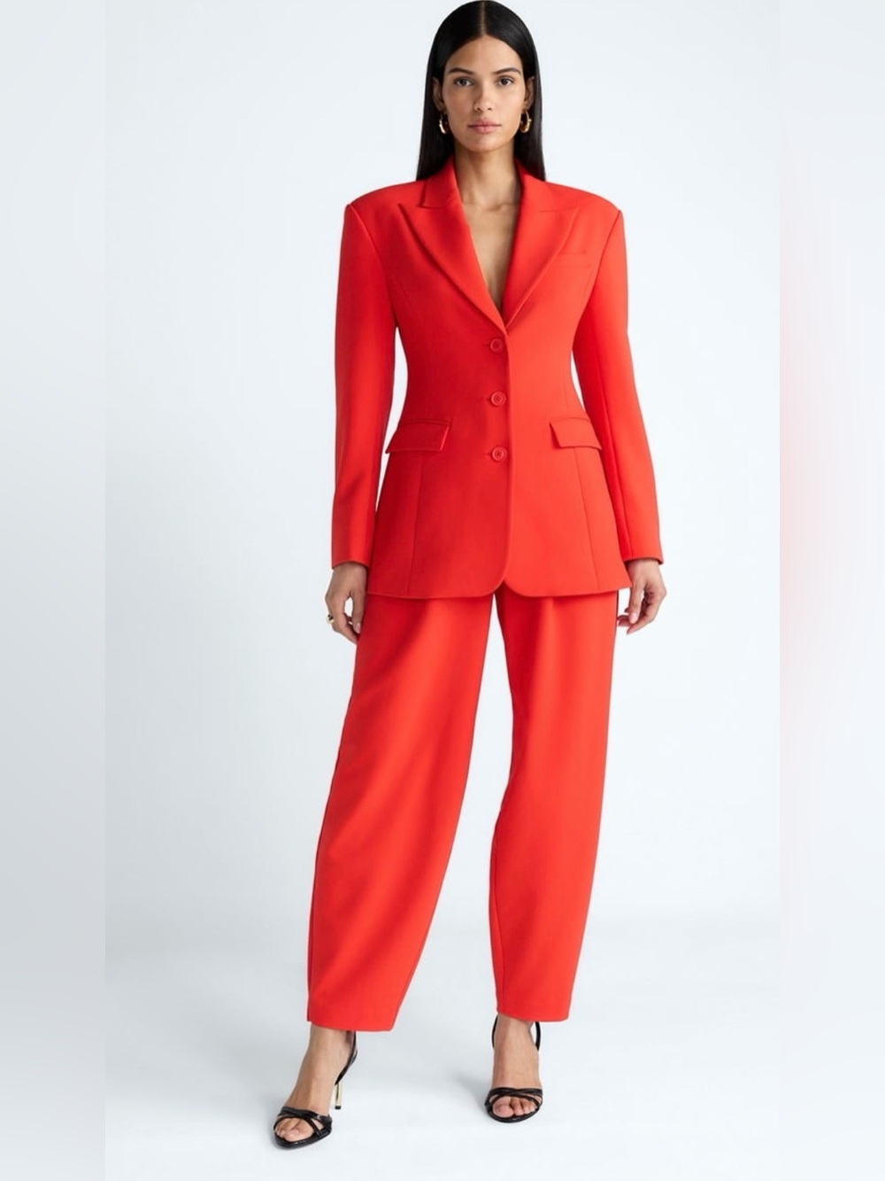 Scoop x The devil wears Prada red 2pc suit set